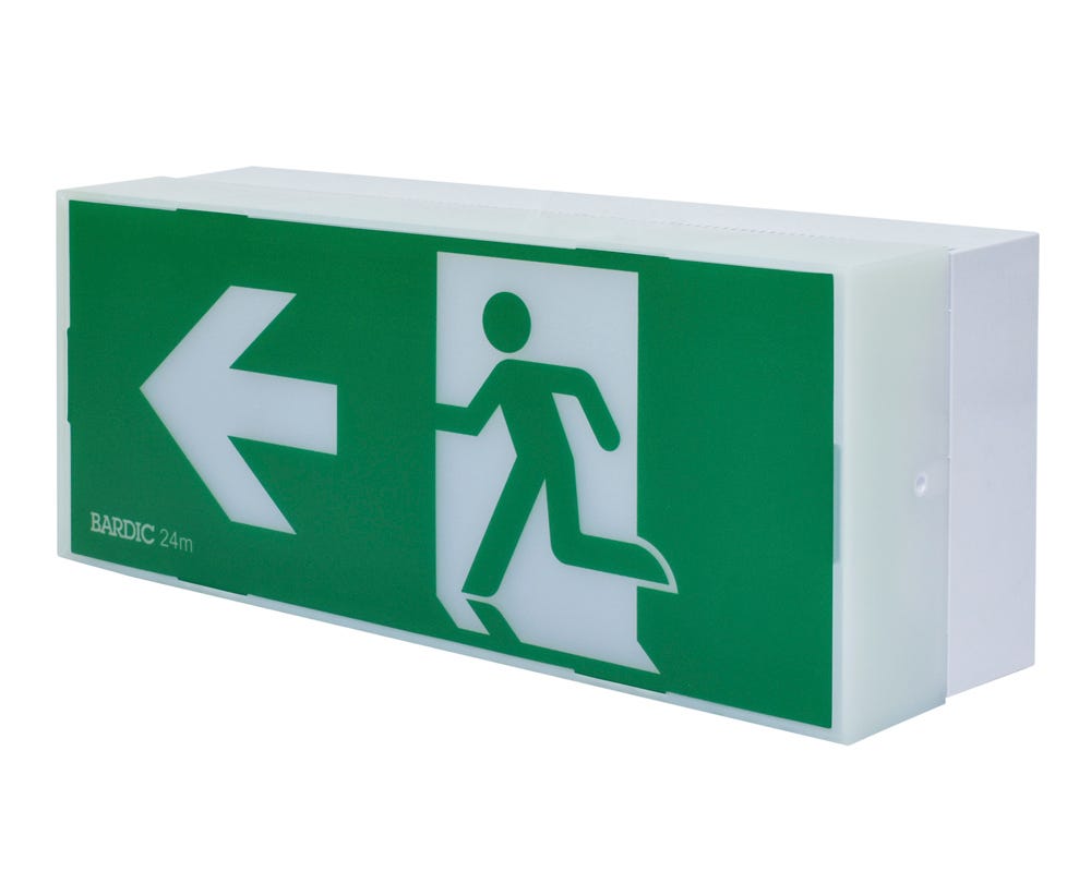 corded exit sign