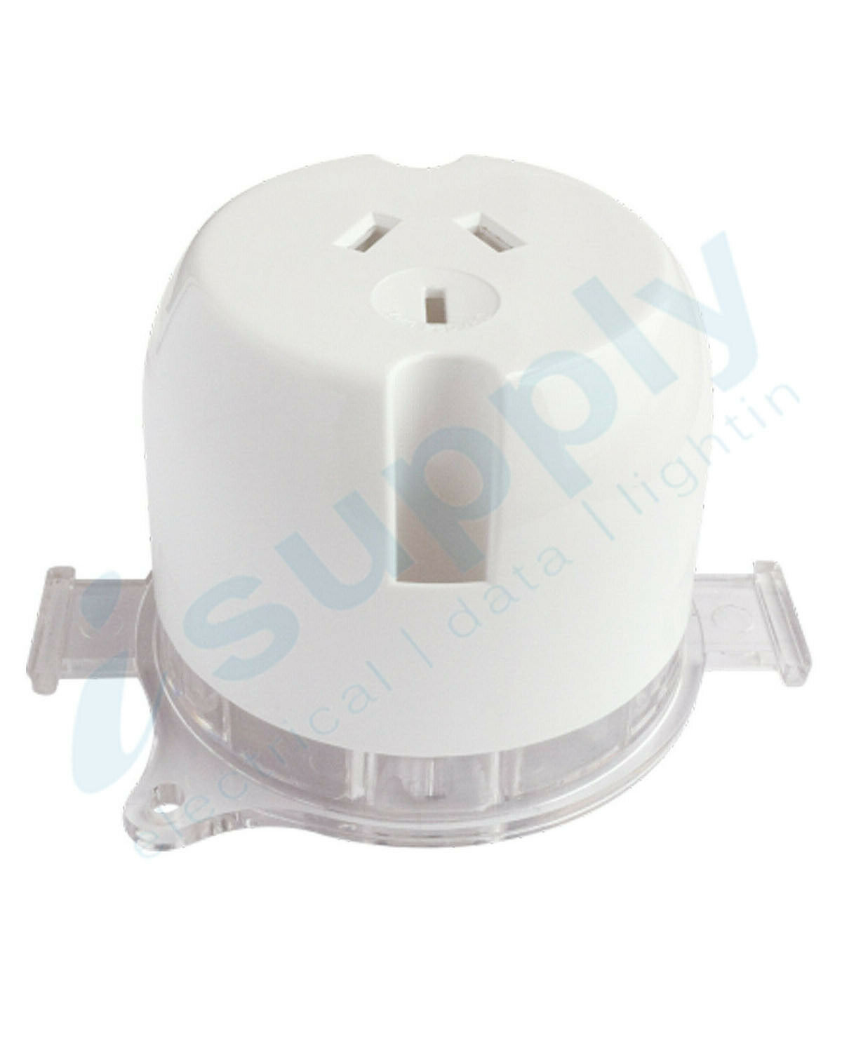 Surface Socket Outlet Plug Base 250VAC 10 Amp For LED Downlight - 3 Pin