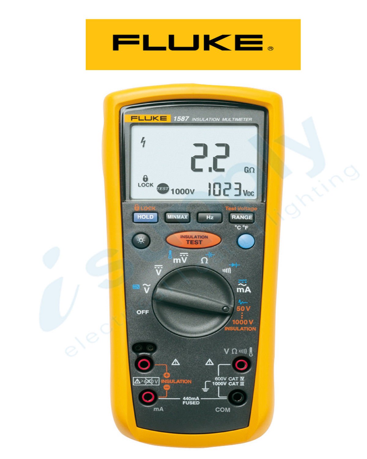 Fluke INSULATION MULTIMETER W/TEMP, CAPACITANCE, FREQ, FC FLU1587FC | eBay